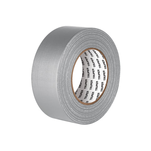 Cinta para ducto 50m x 48mm, espesor 0.19mm, Truper | CDU-50X | 12588