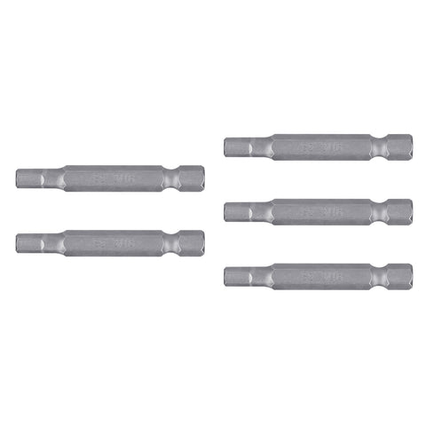 Estuche con 5 puntas hexagonales de 3/16mm largo 2', Expert | PUDE-7218 | 12629