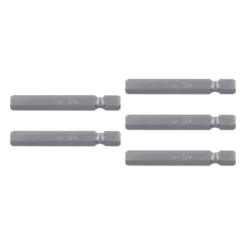 Estuche con 5 puntas hexagonales de 1/4mm largo 2', Expert | PUDE-7225 | 12653