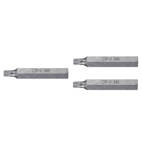 Estuche con 3 puntas bristol M8 largo 3', Truper Expert | PUDE-8208 | 12707