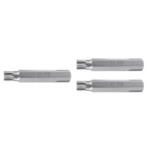 Estuche con 3 puntas bristol M12 largo 3', Truper Expert | PUDE-8212 | 12711