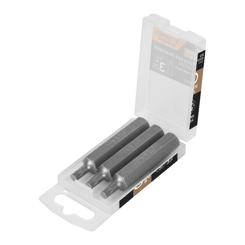 Estuche con 3 puntas bristol M6 largo 3', Truper Expert | PUDE-8206 | 12713