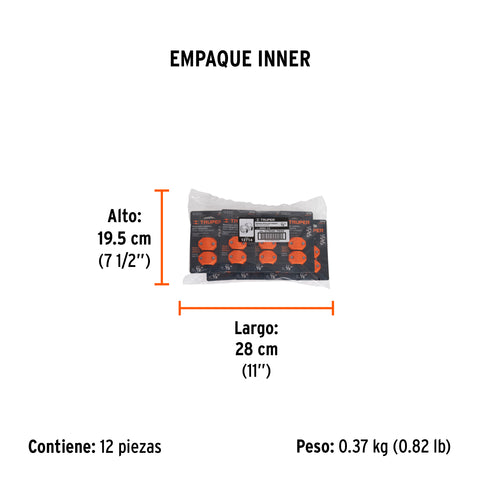Reparador 1/2' de ABS para manguera, Truper | REMA-1/2 | 12714