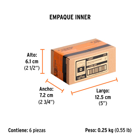 Juego de 5 puntas planas combinadas largo 1', Truper Expert | PUDE-3001 | 12719