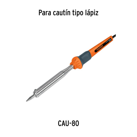 Blíster con 3 puntas de repuesto p/cautín tipo lápiz CAU-80 | R-CAU-80 | 12723
