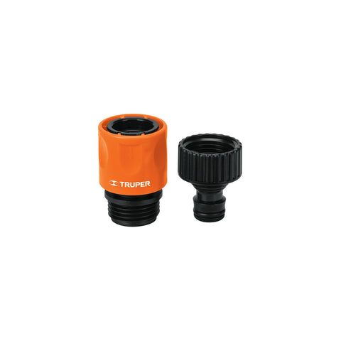 Conector 3/4' rápido de ABS grifo-manguera sistema click | CLICK-GR | 12724
