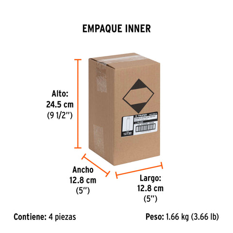 Pintura en aerosol, rojo seguridad, bote esbelto, 400 ml | PA-RSG | 12732