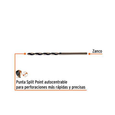 Broca HSS 7/64' Trugold para metal en blíster, Expert | BAV-7/64-B | 12739