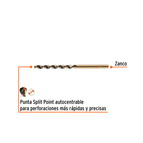 Broca HSS 11/64' Trugold para metal en blíster, Expert | BAV-11/64-B | 12743