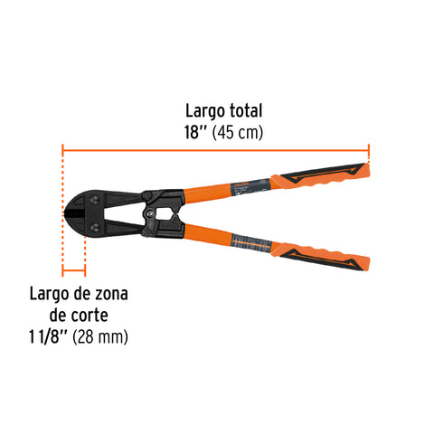 Cortapernos 18', profesional, TRUPER | CP-18X | 12832