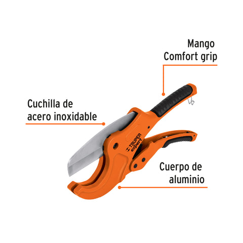 Cortador de tubo de plástico, corte 2-1/2' (65 mm), EXPERT | COT-PVC-X | 12867