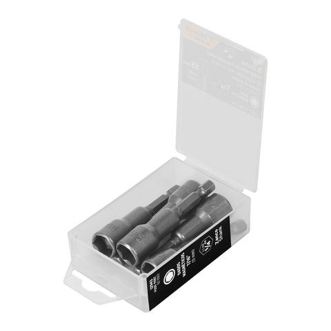 Estuche con 5 dados magnéticos de 7/16' largo 2-1/2', Expert | PUDE-9087 | 12943