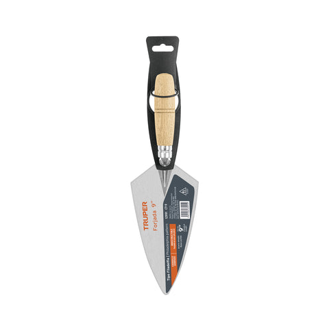 Cuchara para albañil 9' forjada tipo Filadelfia, TRUPER | CT-9 | 12991