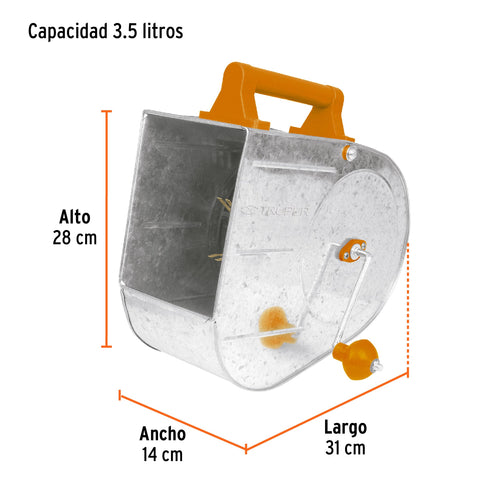 Tirolera galvanizada profesional, Truper | TIRO-G | 13008