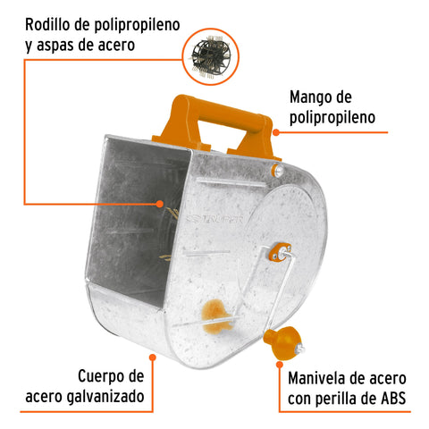Tirolera galvanizada profesional, Truper | TIRO-G | 13008