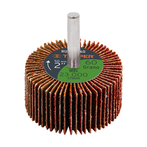 Rueda flap de 2', grano 60, Truper | RUFLA-260 | 13037