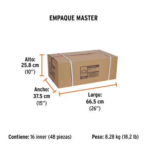Rueda flap de 3', grano 60, Truper | RUFLA-360 | 13041