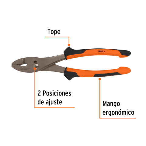 Pinzas de chofer 10' mango Comfort Grip, Truper Expert | PCH-10X | 13066