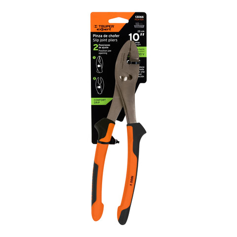 Pinzas de chofer 10' mango Comfort Grip, Truper Expert | PCH-10X | 13066