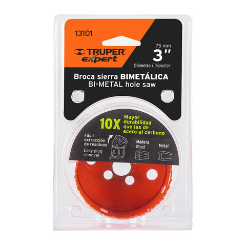 Brocasierra bimetálica 3', Truper Expert | COBI-3 | 13101