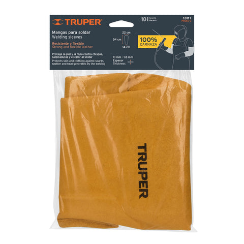 Protección para soldar, mangas de carnaza, Truper | PROSO-2 | 13117