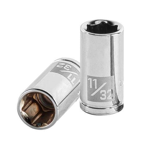Dado de 11/32', 6 puntas, cuadro 1/4', Truper | D-1411 | 13159
