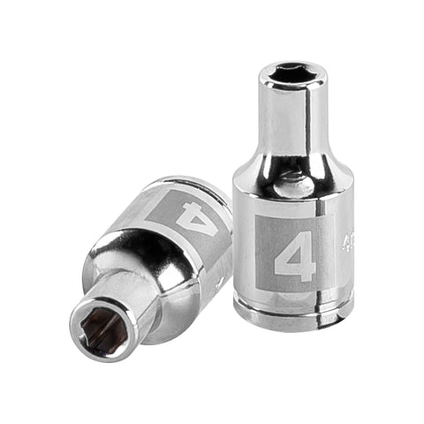 Dado de 4 mm, 6 puntas, cuadro 1/4', Truper | D-1404-M | 13166