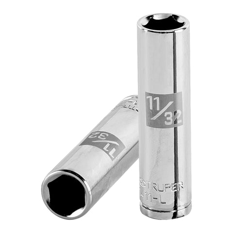 Dado largo de 11/32', 6 puntas, cuadro 1/4', Truper | D-1411-L | 13185