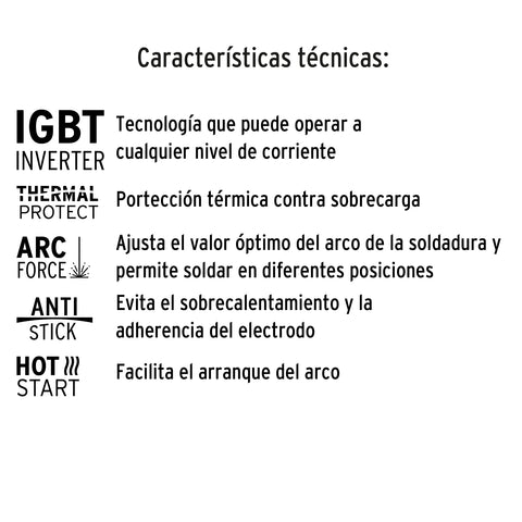 Soldadora para microalambre y electrodo, 130A, TRUPER | SOMI-130X | 13191