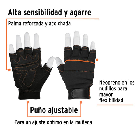 Guantes para mecánico, cortos, TRUPER | GU-655 | 13195