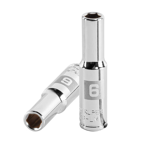 Dado largo de 6 mm, 6 puntas, cuadro 1/4', Truper | D-1406-LM | 13200
