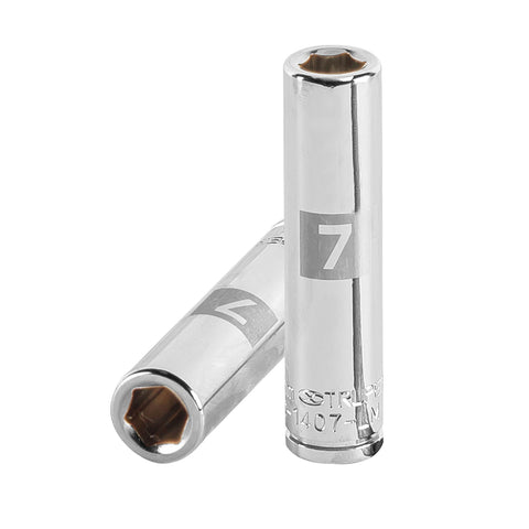 Dado largo de 7 mm, 6 puntas, cuadro 1/4', Truper | D-1407-LM | 13201