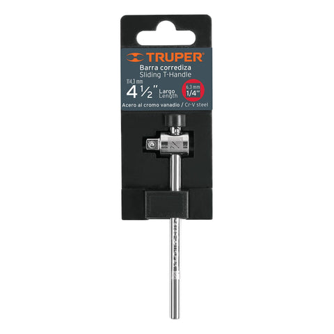 Barra corrediza para dados cuadro 1/4', Truper | C-4785 | 13217