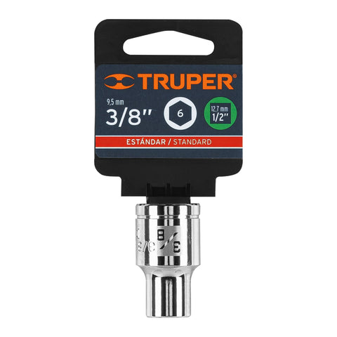Dado de 3/8', 6 puntas, cuadro 1/2', Truper | D-1212-H | 13230