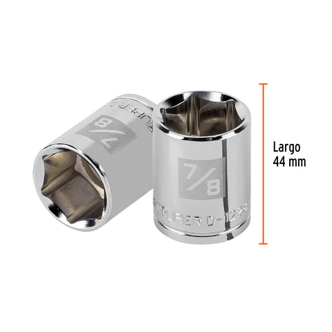 Dado de 7/8', 6 puntas, cuadro 1/2', Truper | D-1228-H | 13238