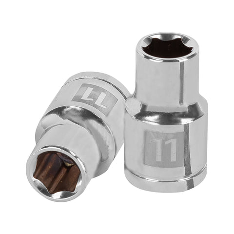 Dado de 11 mm, 6 puntas, cuadro 1/2', Truper | D-1211-M | 13261