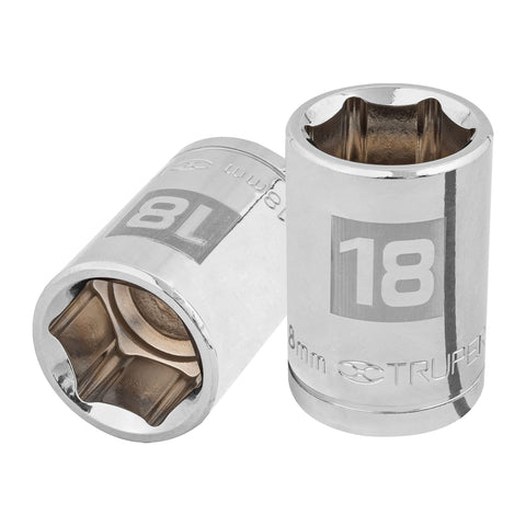 Dado de 18 mm, 6 puntas, cuadro 1/2', Truper | D-1218-M | 13268