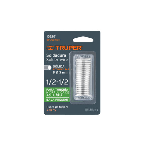 Mini soldadura sólida 1/2-1/2, tubería de baja presión, 85 g | SOL-1/2-1/2M | 13287