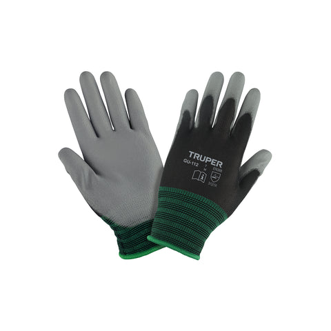 Guantes de nylon recubiertos de poliuretano, M, TRUPER | GU-112 | 13291