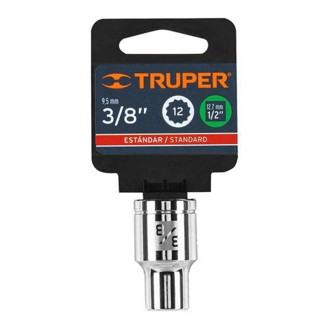 Dado de 3/8', 12 puntas, cuadro 1/2', Truper | D-1212 | 13300