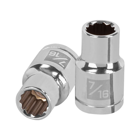 Dado de 7/16', 12 puntas, cuadro 1/2', Truper | D-1214 | 13301