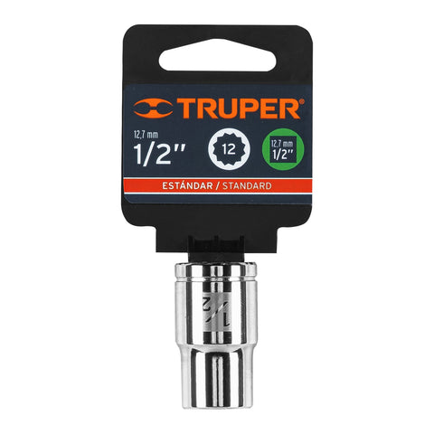 Dado de 1/2', 12 puntas, cuadro 1/2', Truper | D-1216 | 13302