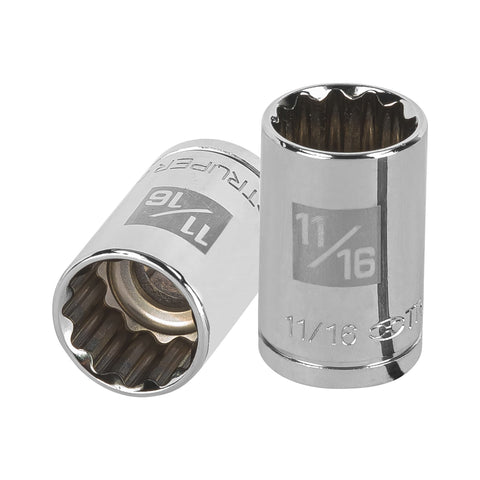 Dado de 11/16', 12 puntas, cuadro 1/2', Truper | D-1222 | 13305
