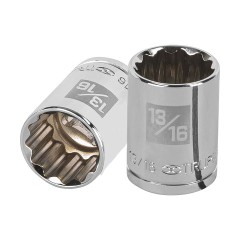 Dado de 13/16', 12 puntas, cuadro 1/2', Truper | D-1226 | 13307