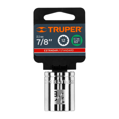 Dado de 7/8', 12 puntas, cuadro 1/2', Truper | D-1228 | 13308
