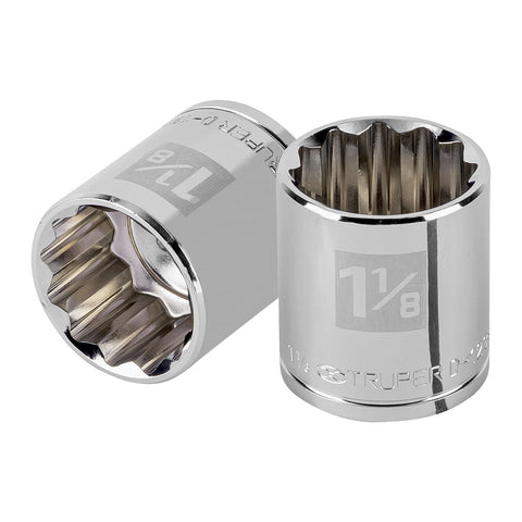 Dado de 1-1/8', 12 puntas, cuadro 1/2', Truper | D-1236 | 13312