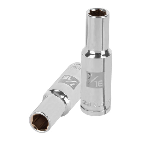 Dado largo de 7/16', 6 puntas, cuadro 1/2', Truper | D-1214-HL | 13324