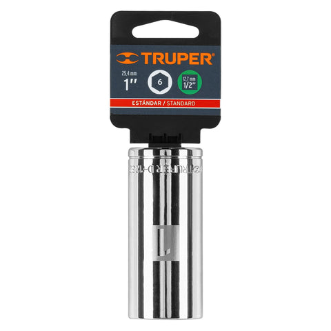 Dado largo de 1', 6 puntas, cuadro 1/2', Truper | D-1232-HL | 13333