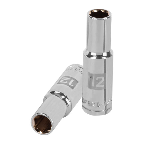 Dado largo de 12 mm, 6 puntas, cuadro 1/2', Truper | D-1212-ML | 13352