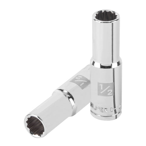 Dado largo de 1/2', 12 puntas, cuadro 1/2', Truper | D-1216-EL | 13360